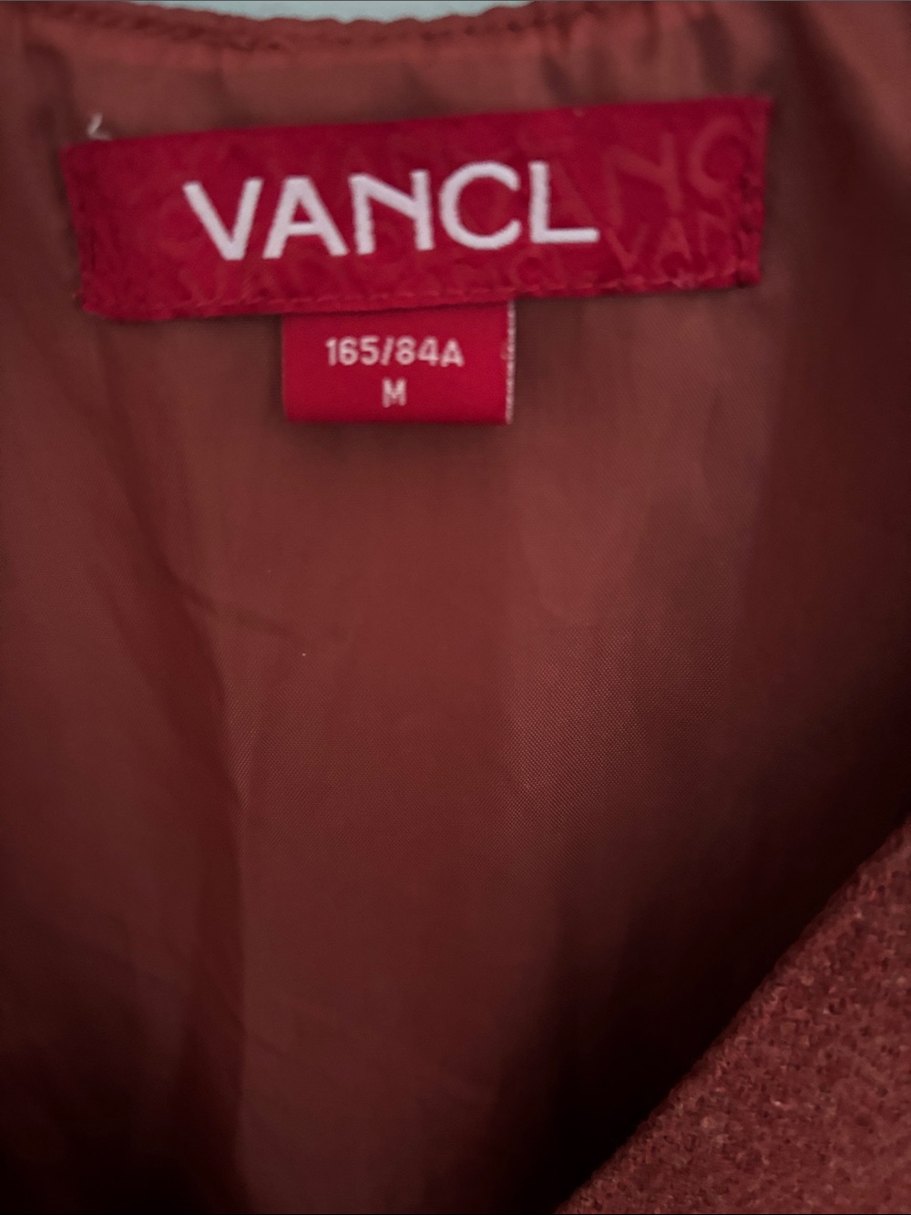 VANCL Rust-Brown Sleeveless V-Neck Mini Dress - Picture 2 of 4